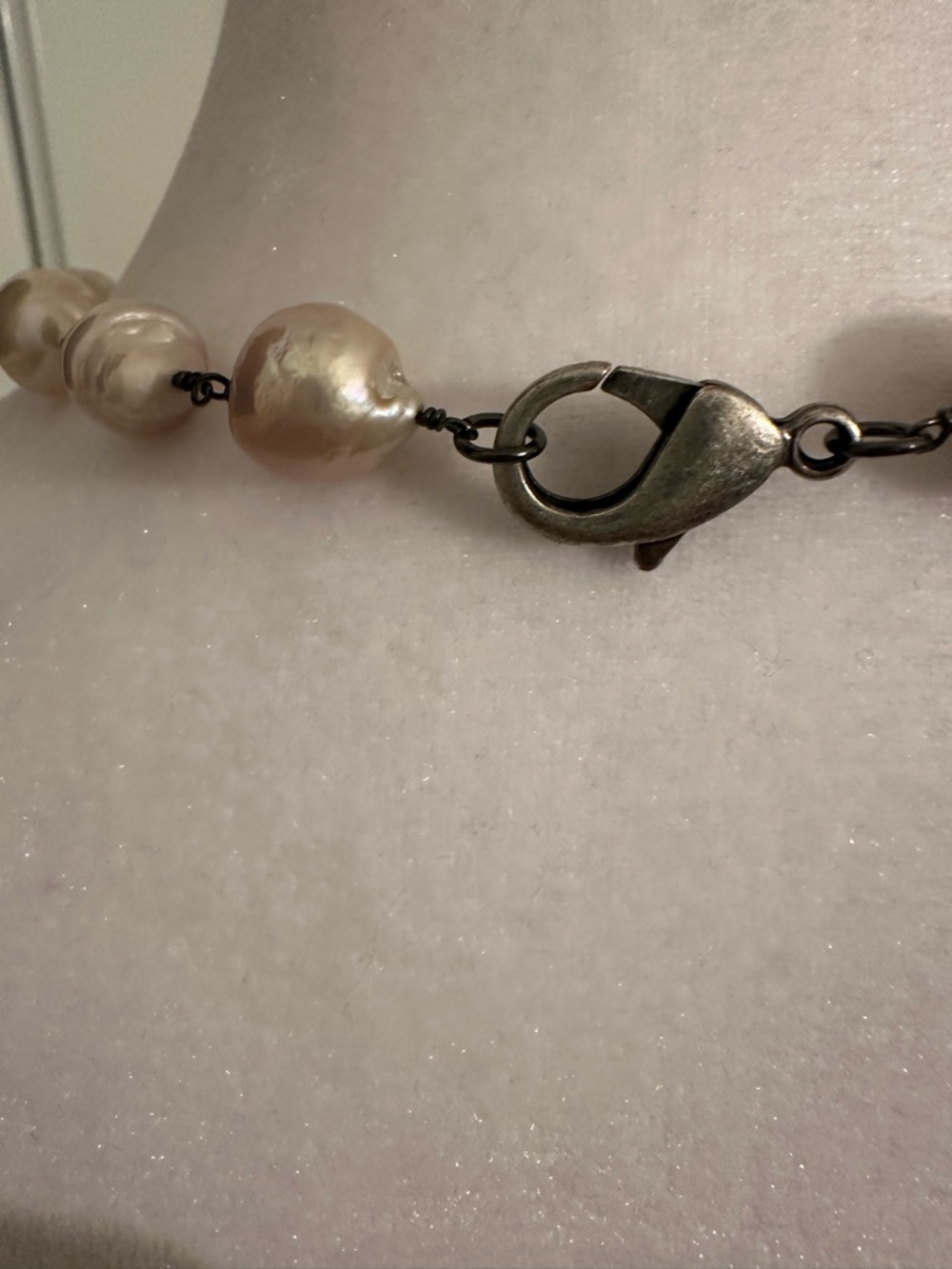 Goldie Lew Cultured Pearl Necklace - Pink Pearl Strand - Picture 9 of 12